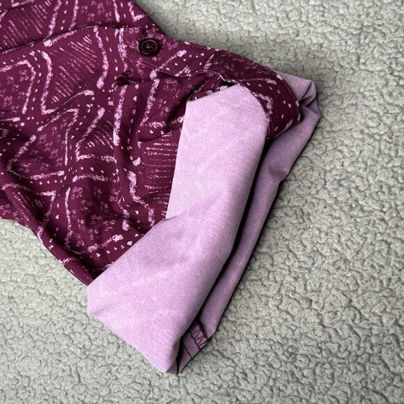 Title Nine Dress Womens Large Adventurista Nimblene Geometric 3/4 Sleeve Stretch - Picture 7 of 13